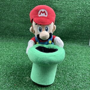 Rare Mario Brothers Mario 9" Plush Pen‎ Pencil Holder